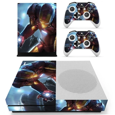 Iron Man decal skin for Xbox one S Console and 2 Controllers Iron Man decal skin for Xbox one S Console and 2 Controllers