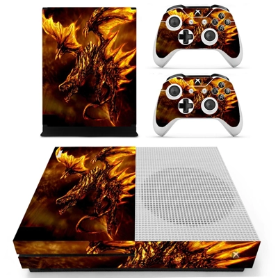 Dragon decal skin for Xbox one S Console and 2 Controllers Dragon decal skin for Xbox one S Console and 2 Controllers