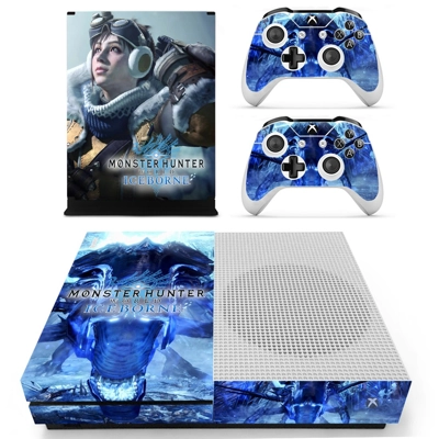 Monster Hunter World iceborne decal skin for Xbox one S Co.. Monster Hunter World iceborne decal skin for Xbox one S Co..