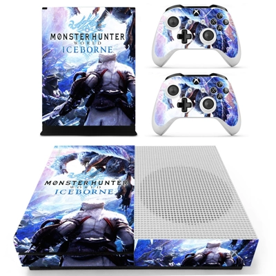 Monster Hunter World iceborne decal skin for Xbox one S Co.. Monster Hunter World iceborne decal skin for Xbox one S Co..