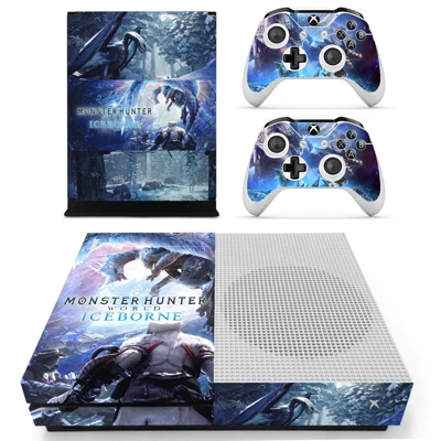 Monster Hunter World iceborne decal skin for Xbox one S Co.. Monster Hunter World iceborne decal skin for Xbox one S Co..
