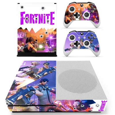 Fortnite decal skin for Xbox one S Console and 2 Controllers Fortnite decal skin for Xbox one S Console and 2 Controllers