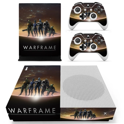 WarFrame decal skin for Xbox one S Console and 2 Controllers WarFrame decal skin for Xbox one S Console and 2 Controllers