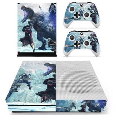 Monster Hunter World iceborne decal skin for Xbox one S Co.. Monster Hunter World iceborne decal skin for Xbox one S Co..