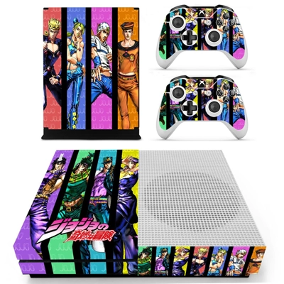 9th jojo decal skin for Xbox one S Console and 2 Controllers