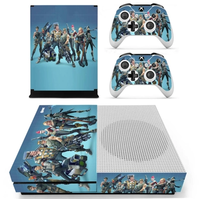 Fortnite decal skin for Xbox one S Console and 2 Controllers Fortnite decal skin for Xbox one S Console and 2 Controllers