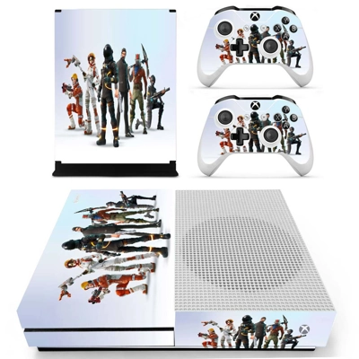 Fortnite decal skin for Xbox one S Console and 2 Controllers Fortnite decal skin for Xbox one S Console and 2 Controllers