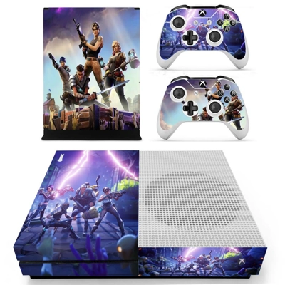 Fortnite decal skin for Xbox one S Console and 2 Controllers Fortnite decal skin for Xbox one S Console and 2 Controllers