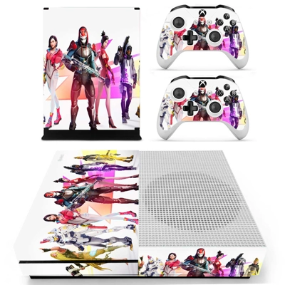 Fortnite decal skin for Xbox one S Console and 2 Controllers Fortnite decal skin for Xbox one S Console and 2 Controllers