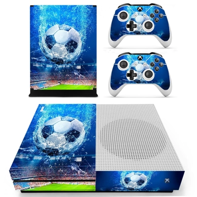 Football decal skin for Xbox one S Console and 2 Controllers Football decal skin for Xbox one S Console and 2 Controllers