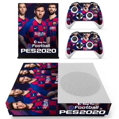 Pro Evolution Soccer 2020 decal skin for Xbox one S Console and 2 Controllers