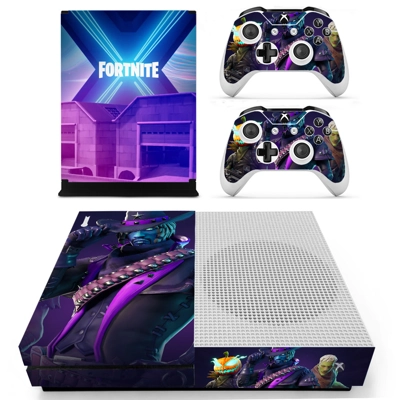 Fortnite decal skin for Xbox one S Console and 2 Controllers Fortnite decal skin for Xbox one S Console and 2 Controllers