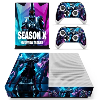 Fortnite decal skin for Xbox one S Console and 2 Controllers Fortnite decal skin for Xbox one S Console and 2 Controllers