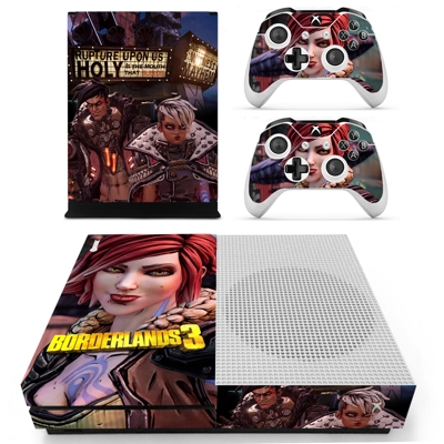 Borderlands 3 decal skin for Xbox one S Console and 2 Controllers