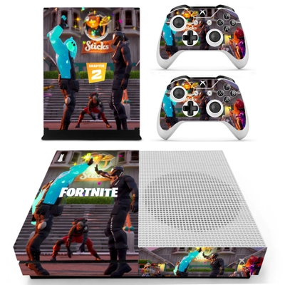 Fortnite decal skin for Xbox one S Console and 2 Controllers Fortnite decal skin for Xbox one S Console and 2 Controllers