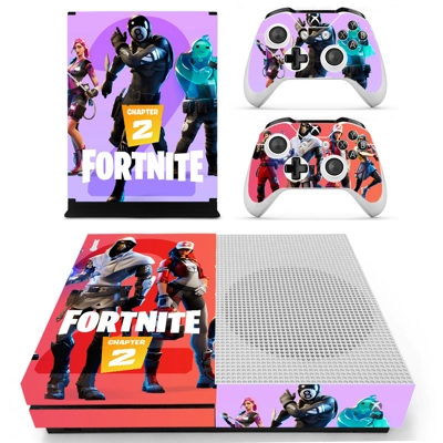 Fortnite decal skin for Xbox one S Console and 2 Controllers Fortnite decal skin for Xbox one S Console and 2 Controllers