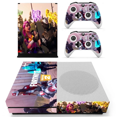 Fortnite decal skin for Xbox one S Console and 2 Controllers Fortnite decal skin for Xbox one S Console and 2 Controllers