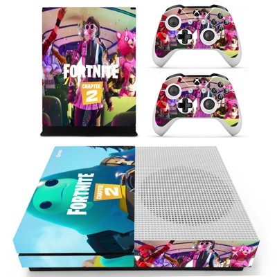Fortnite decal skin for Xbox one S Console and 2 Controllers Fortnite decal skin for Xbox one S Console and 2 Controllers