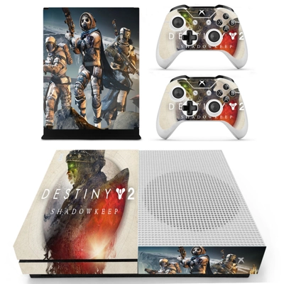 Destiny 2 Shadow keep decal skin for Xbox one S Console and 2 Controllers