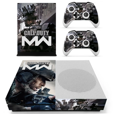 Call of Duty Modern Warfare decal skin for Xbox one S Console and 2 Controllers
