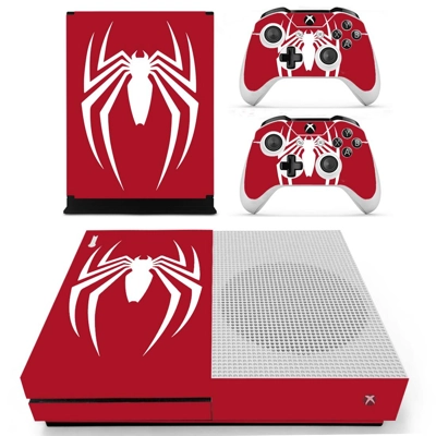 Spiderman decal skin for Xbox one S Console and 2 Controll.. Spiderman decal skin for Xbox one S Console and 2 Controll..