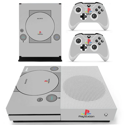Sony Classic PS decal skin for Xbox one S Console and 2 Co.. Sony Classic PS decal skin for Xbox one S Console and 2 Co..