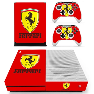 Ferrari decal skin for Xbox one S Console and 2 Controllers Ferrari decal skin for Xbox one S Console and 2 Controllers