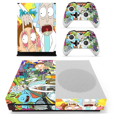 Rick and Morty decal skin for Xbox one S Console and 2 Con.. Rick and Morty decal skin for Xbox one S Console and 2 Con..