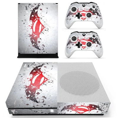Superman VS Batman decal skin for Xbox one S Console and 2 Controllers