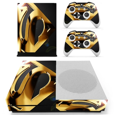 Superman decal skin for Xbox one S Console and 2 Controllers Superman decal skin for Xbox one S Console and 2 Controllers