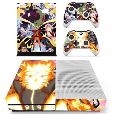 Naruto decal skin for Xbox one S Console and 2 Controllers Naruto decal skin for Xbox one S Console and 2 Controllers