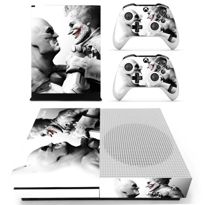 Joker VS Batman decal skin for Xbox one S Console and 2 Co.. Joker VS Batman decal skin for Xbox one S Console and 2 Co..