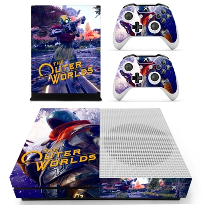 The Outer World decal skin for Xbox one S Console and 2 Controllers