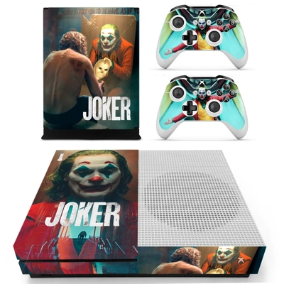 The Joker decal skin for Xbox one S Console and 2 Controll.. The Joker decal skin for Xbox one S Console and 2 Controll..