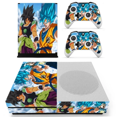 Dragon Ball decal skin for Xbox one S Console and 2 Controllers