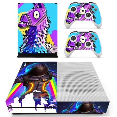 Fortnite decal skin for Xbox one S Console and 2 Controllers Fortnite decal skin for Xbox one S Console and 2 Controllers