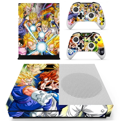 Dragon Ball decal skin for Xbox one S Console and 2 Controllers