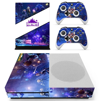 Fortnite decal skin for Xbox one S Console and 2 Controllers Fortnite decal skin for Xbox one S Console and 2 Controllers