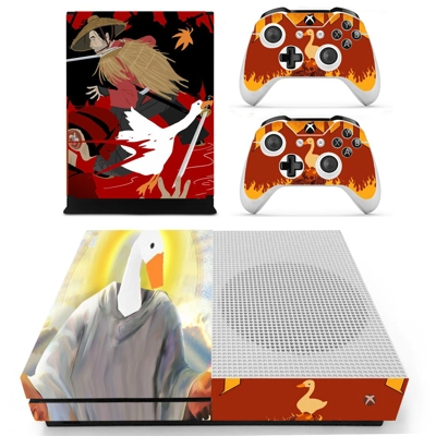 Untitled Goose Game decal skin for Xbox one S Console and .. Untitled Goose Game decal skin for Xbox one S Console and ..