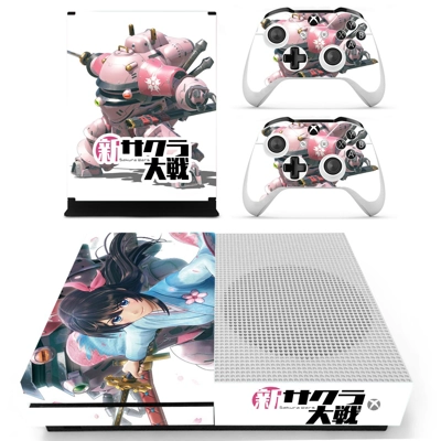 Sakura Wars decal skin for Xbox one S Console and 2 Contro.. Sakura Wars decal skin for Xbox one S Console and 2 Contro..