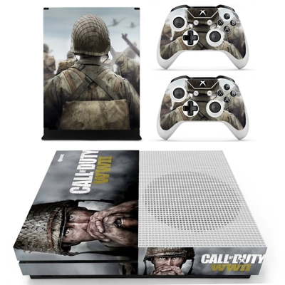 CAll of Duty WW2 decal skin for Xbox one S Console and 2 C.. CAll of Duty WW2 decal skin for Xbox one S Console and 2 C..