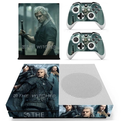 The Witcher decal skin for Xbox one S Console and 2 Controllers