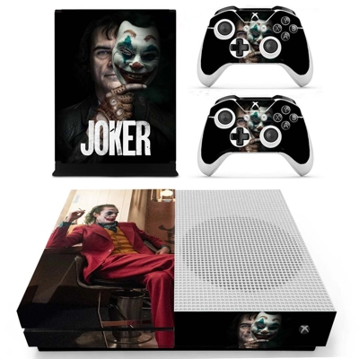 The Joker decal skin for Xbox one S Console and 2 Controll.. The Joker decal skin for Xbox one S Console and 2 Controll..