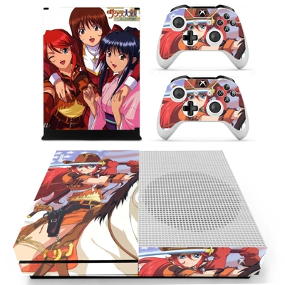 Sakura Wars decal skin for Xbox one S Console and 2 Contro.. Sakura Wars decal skin for Xbox one S Console and 2 Contro..