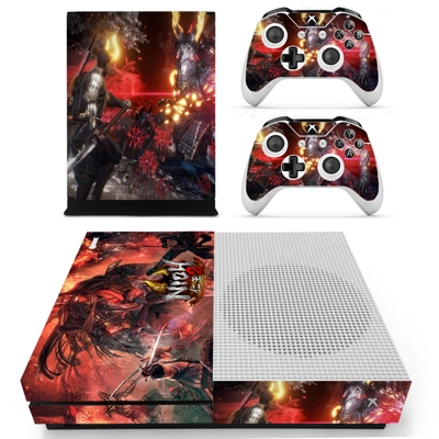 Nioh 2 decal skin for Xbox one S Console and 2 Controllers