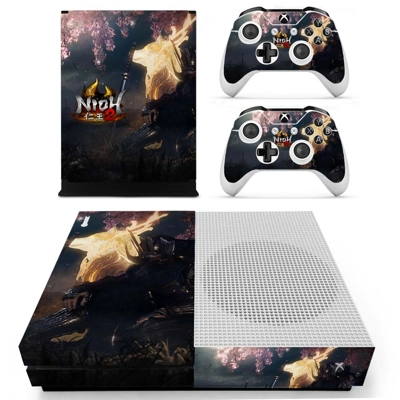 Nioh 2 decal skin for Xbox one S Console and 2 Controllers Nioh 2 decal skin for Xbox one S Console and 2 Controllers
