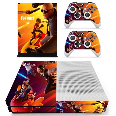 Fortnite decal skin for Xbox one S Console and 2 Controllers Fortnite decal skin for Xbox one S Console and 2 Controllers