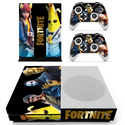 Fortnite decal skin for Xbox one S Console and 2 Controllers Fortnite decal skin for Xbox one S Console and 2 Controllers