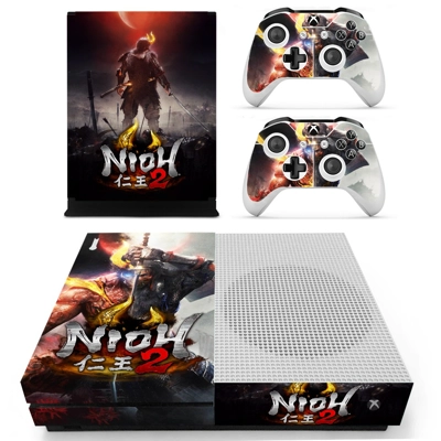 Nioh 2 decal skin for Xbox one S Console and 2 Controllers