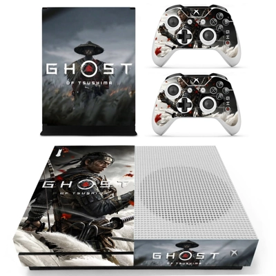 Ghost of Tsushima decal skin for Xbox one S Console and 2 .. Ghost of Tsushima decal skin for Xbox one S Console and 2 ..